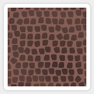 Leopard Mosaic Deep Taupe 5748 Sticker